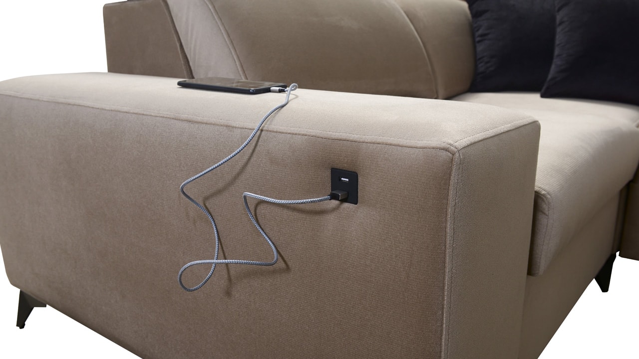 Rohová sedačka BARTON II MIX Detail