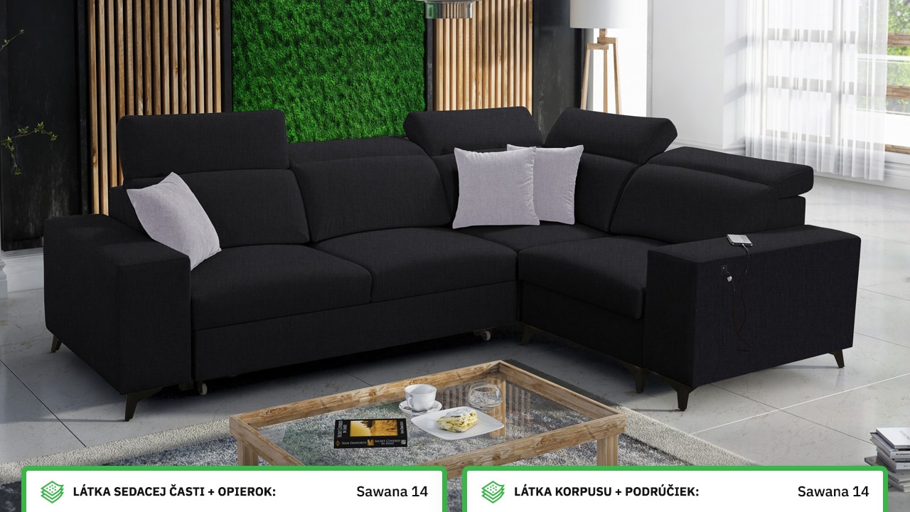 Rohová sedačka BARTON II MIX Farebné prevedenie