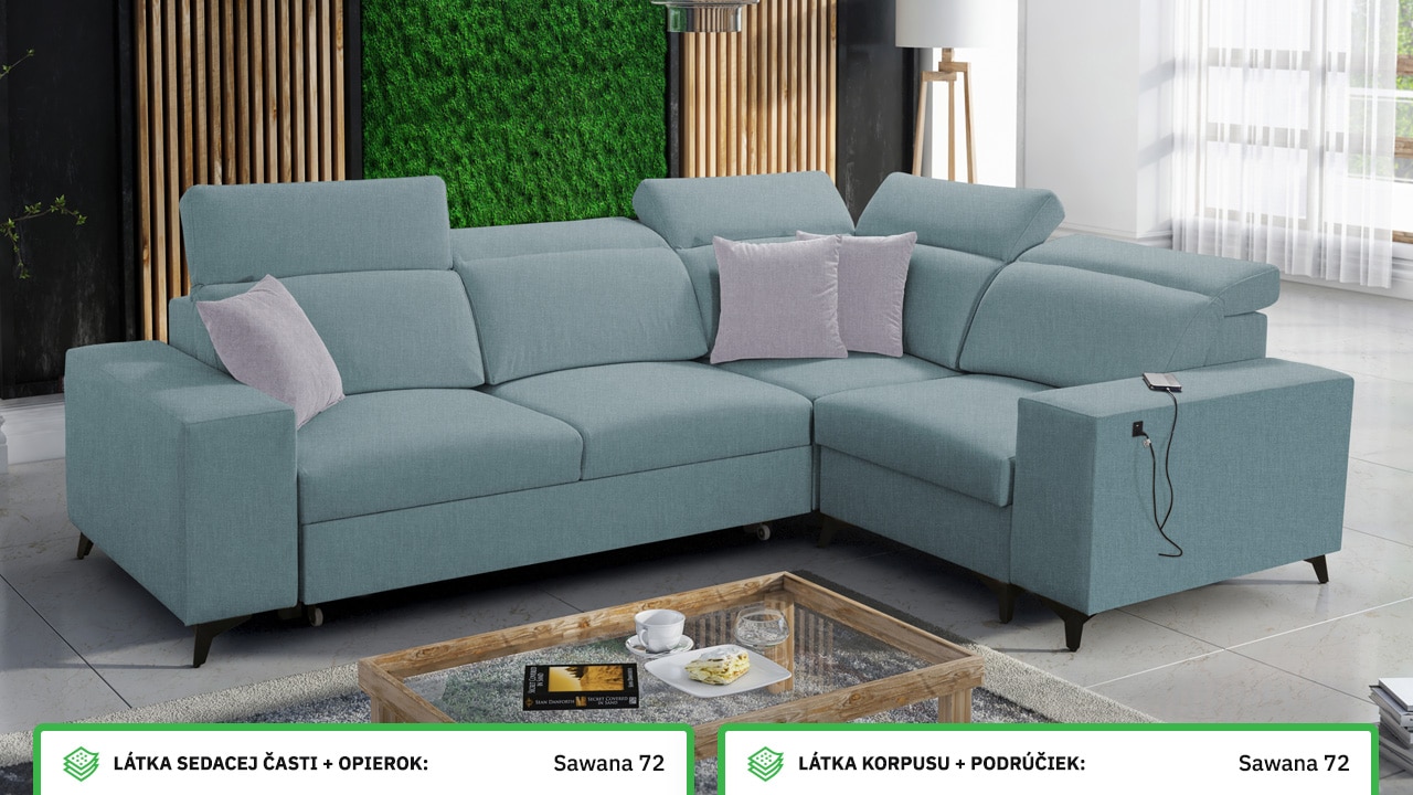 Rohová sedačka BARTON II MIX Farebné prevedenie