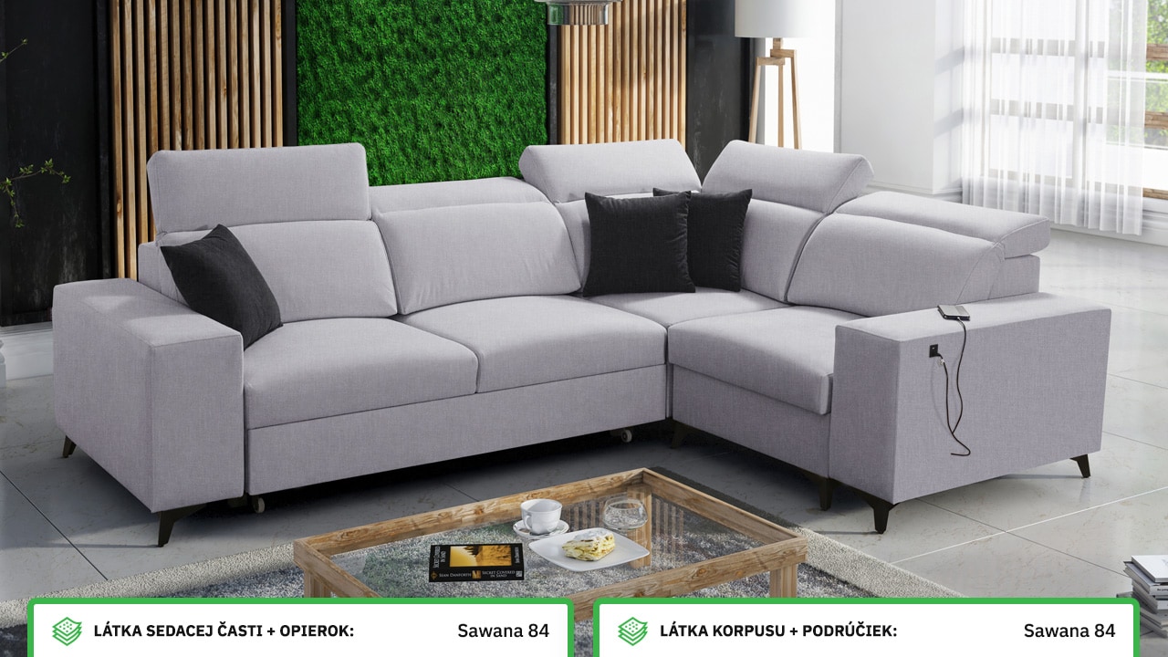 Rohová sedačka BARTON II MIX Farebné prevedenie