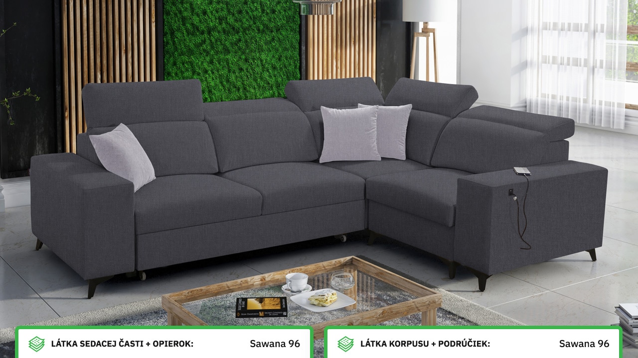 Rohová sedačka BARTON II MIX Farebné prevedenie