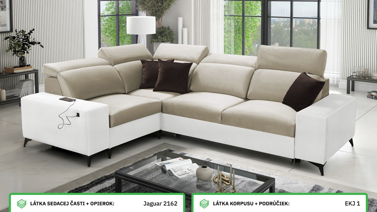 Rohová sedačka BARTON II MIX Farebné prevedenie