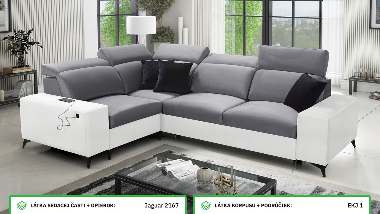 Rohová sedačka BARTON II MIX Farebné prevedenie