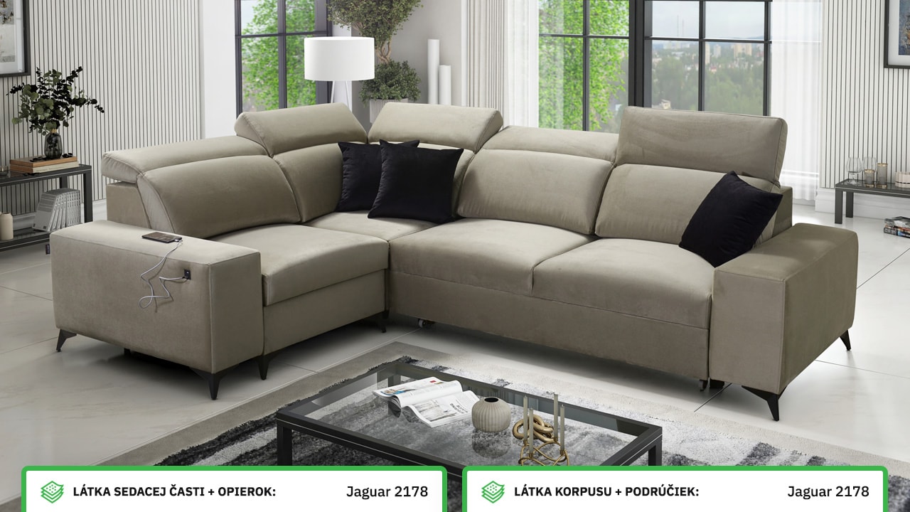 Rohová sedačka BARTON II MIX Farebné prevedenie