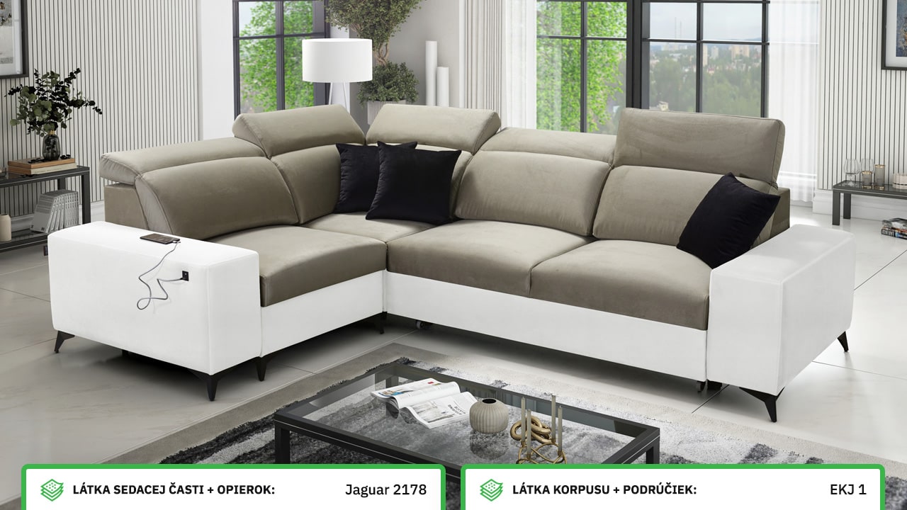 Rohová sedačka BARTON II MIX Farebné prevedenie