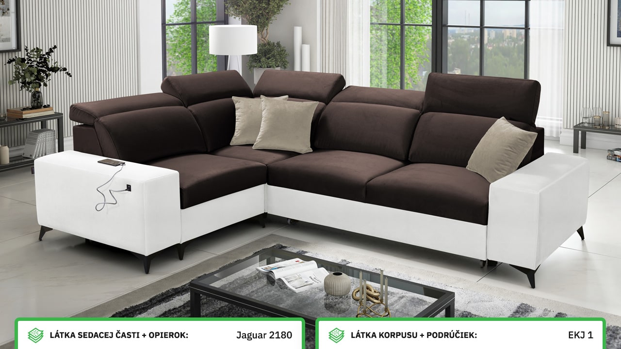 Rohová sedačka BARTON II MIX Farebné prevedenie