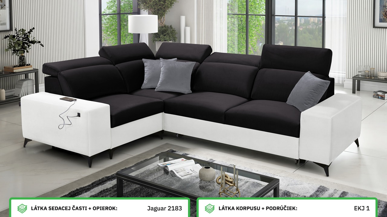 Rohová sedačka BARTON II MIX Farebné prevedenie