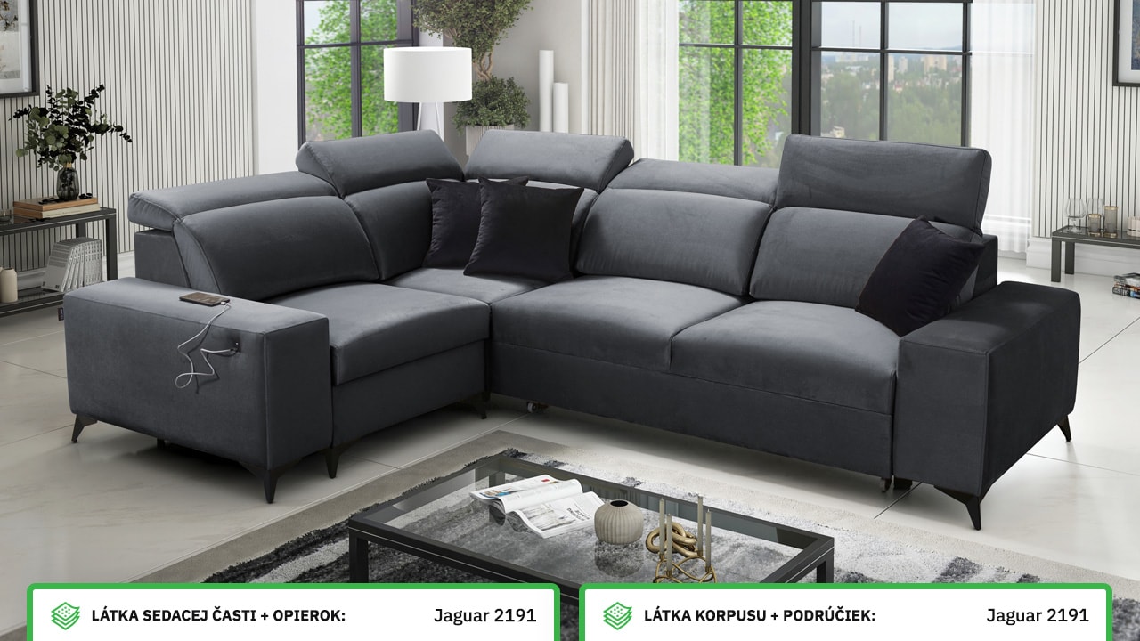 Rohová sedačka BARTON II MIX Farebné prevedenie