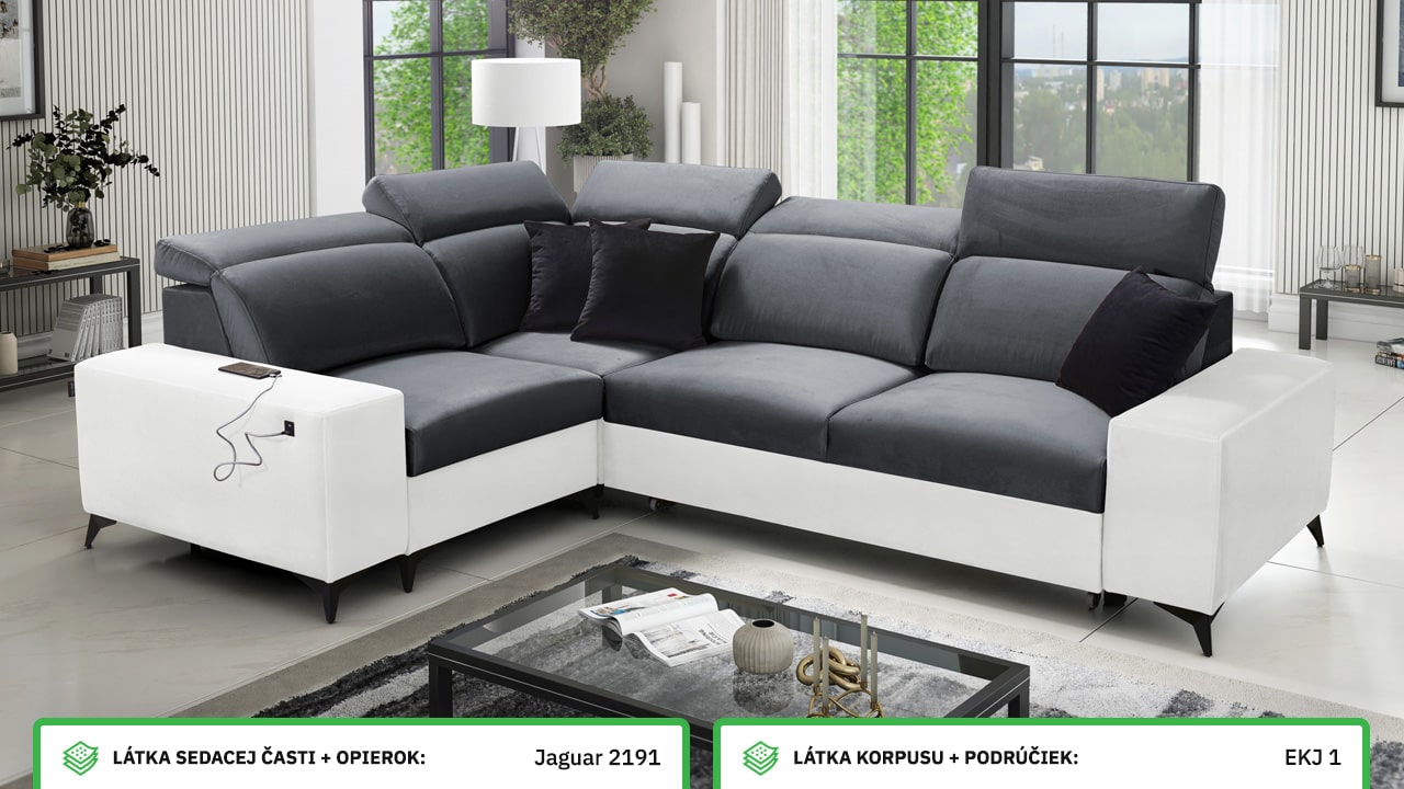 Rohová sedačka BARTON II MIX Farebné prevedenie