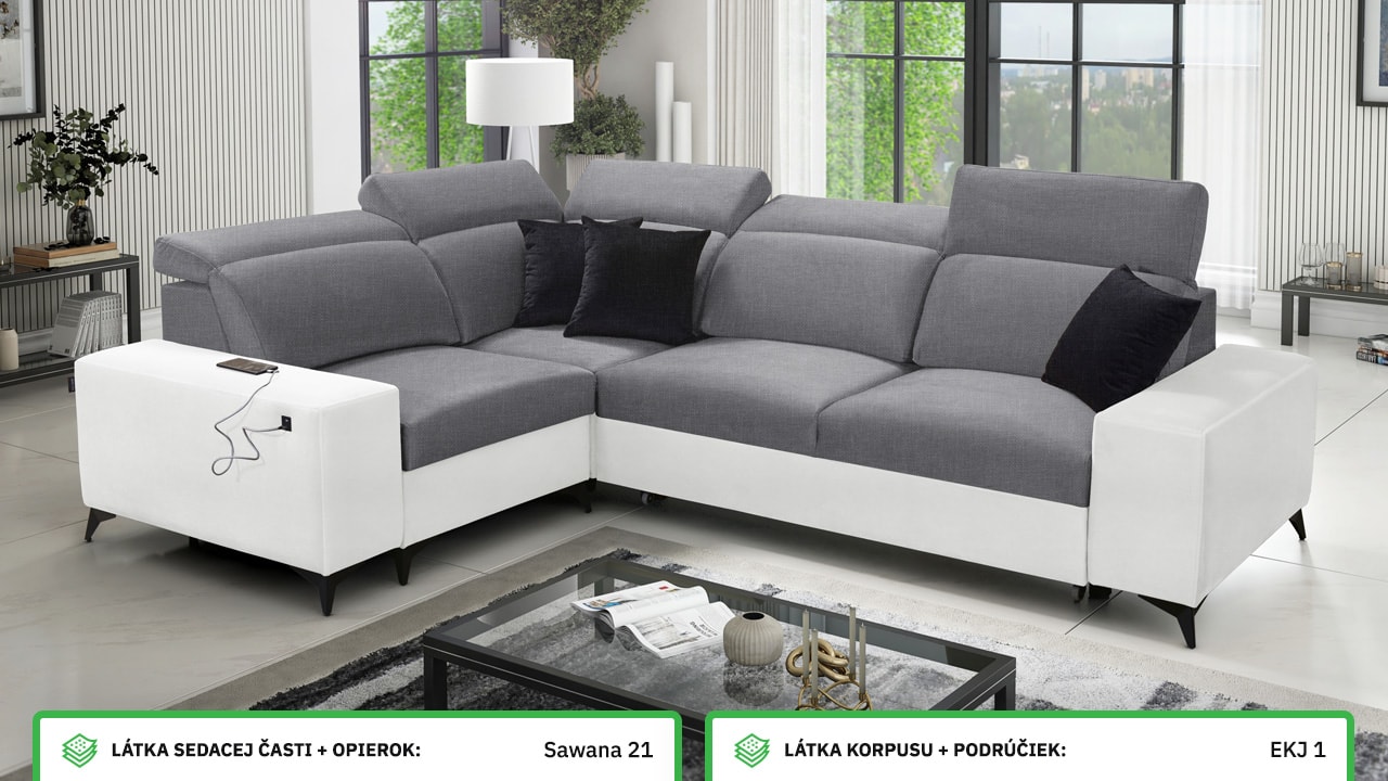 Rohová sedačka BARTON II MIX Farebné prevedenie