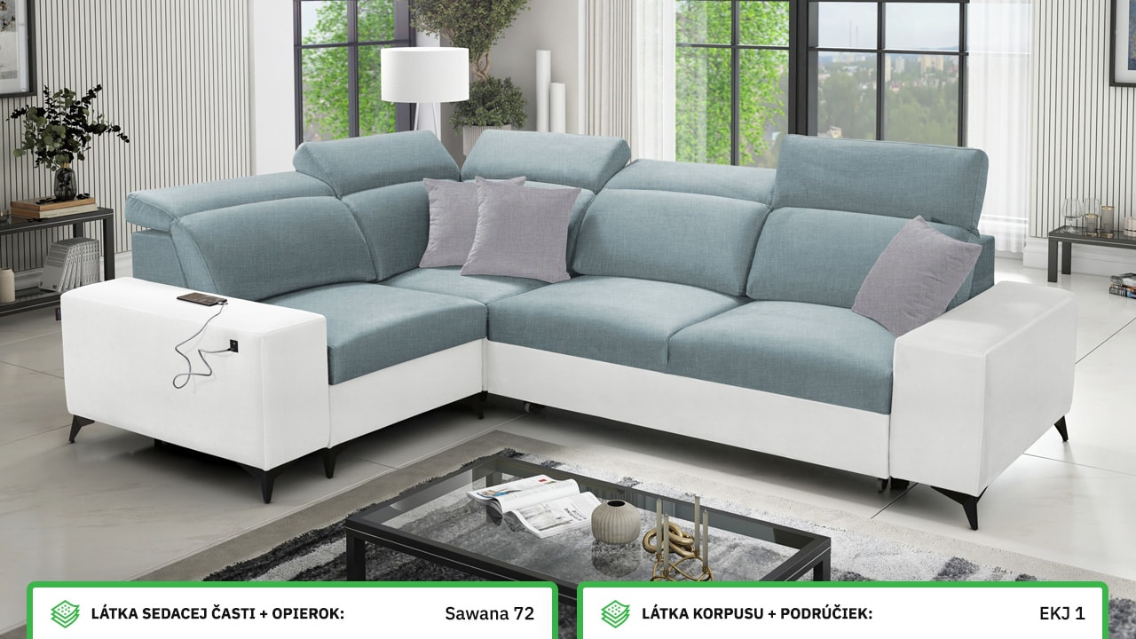 Rohová sedačka BARTON II MIX Farebné prevedenie