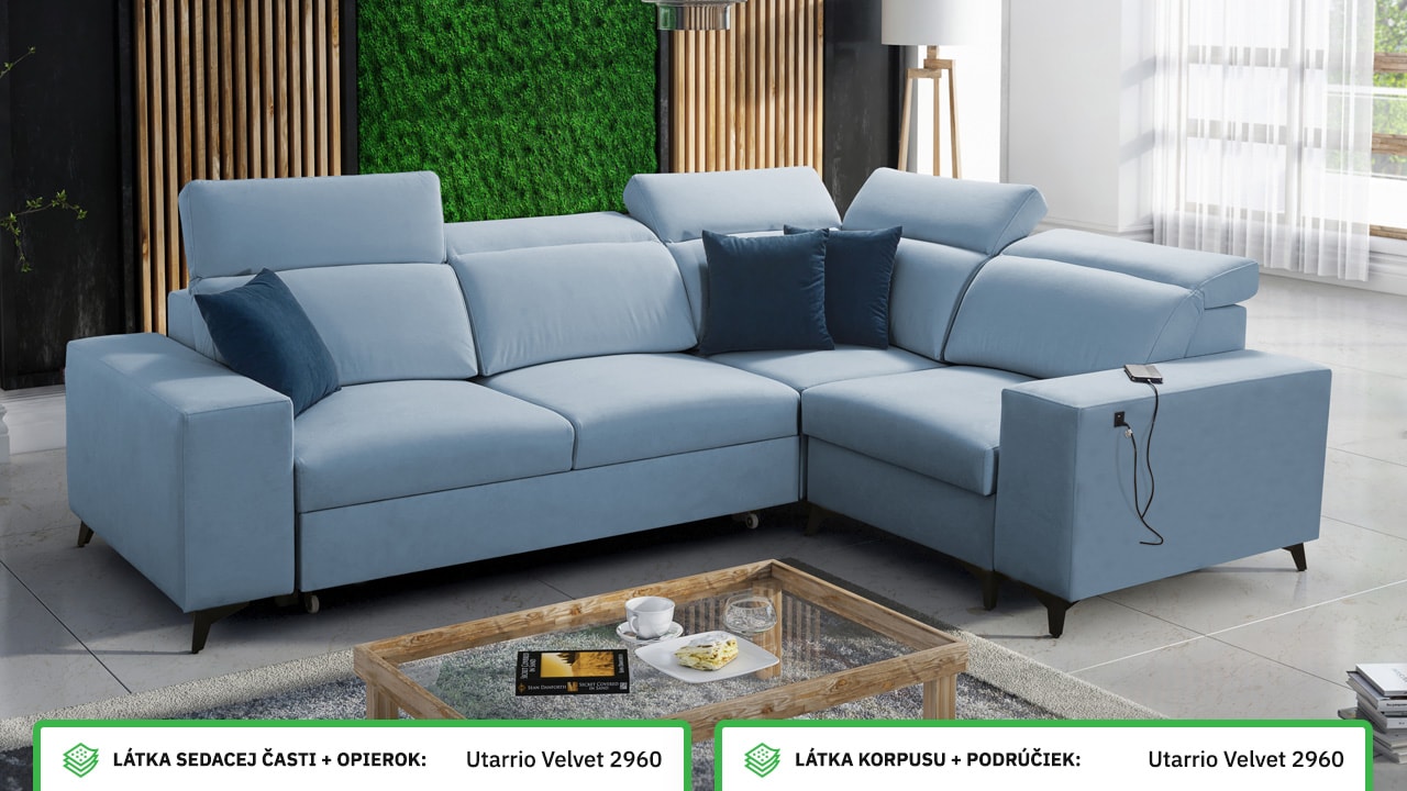 Rohová sedačka BARTON II MIX Farebné prevedenie