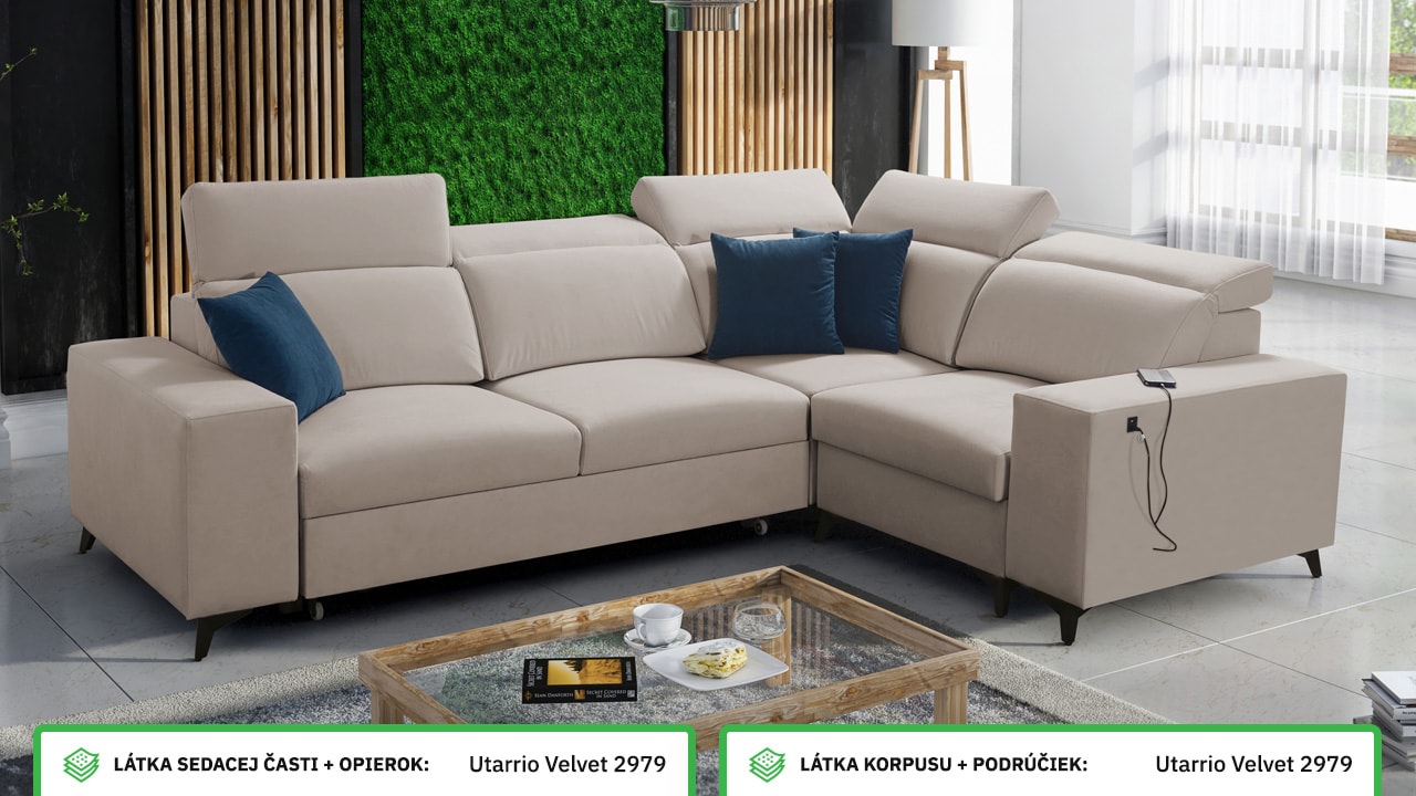 Rohová sedačka BARTON II MIX Farebné prevedenie