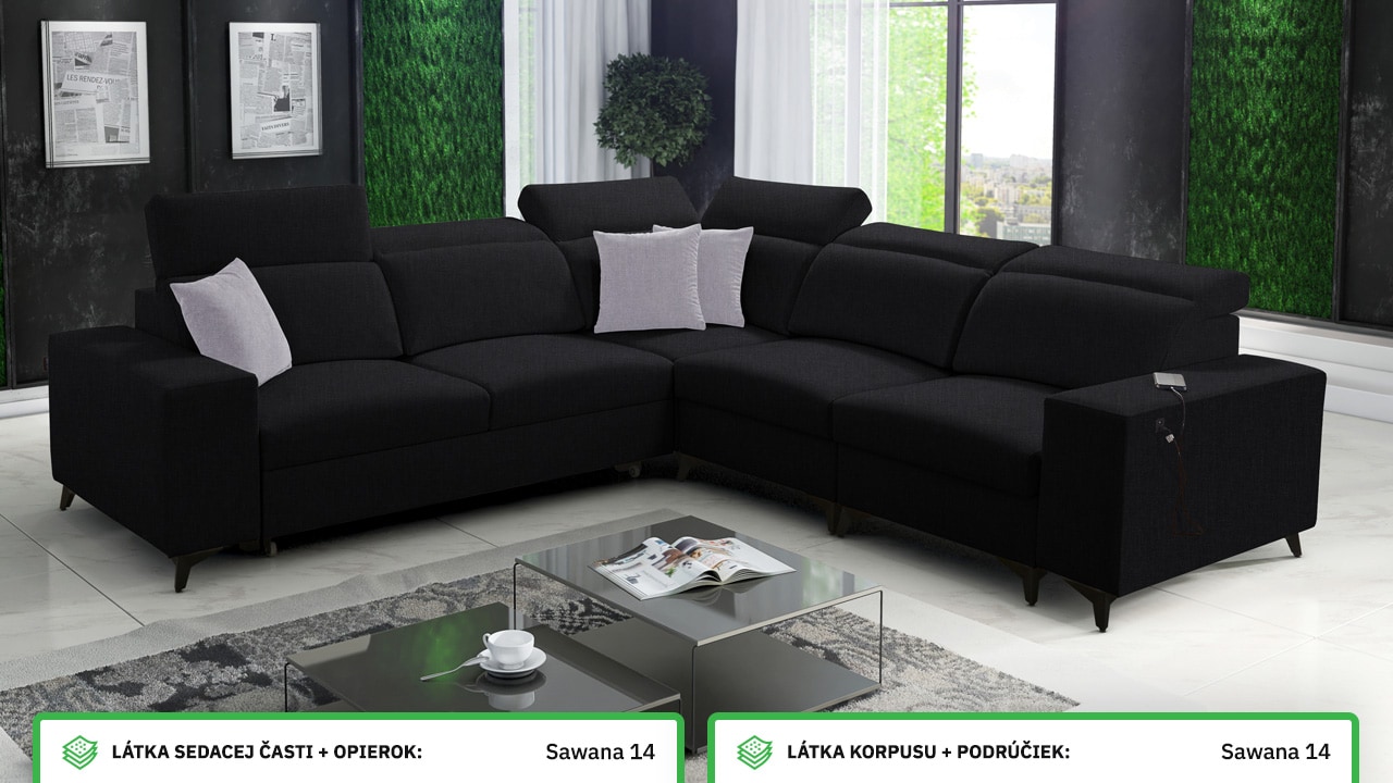 Rohová sedačka BARTON III MIX Farebné prevedenie