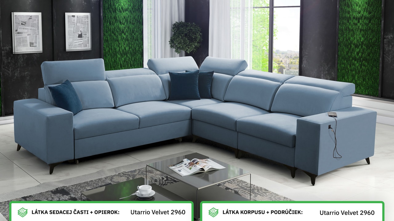 Rohová sedačka BARTON III MIX Farebné prevedenie