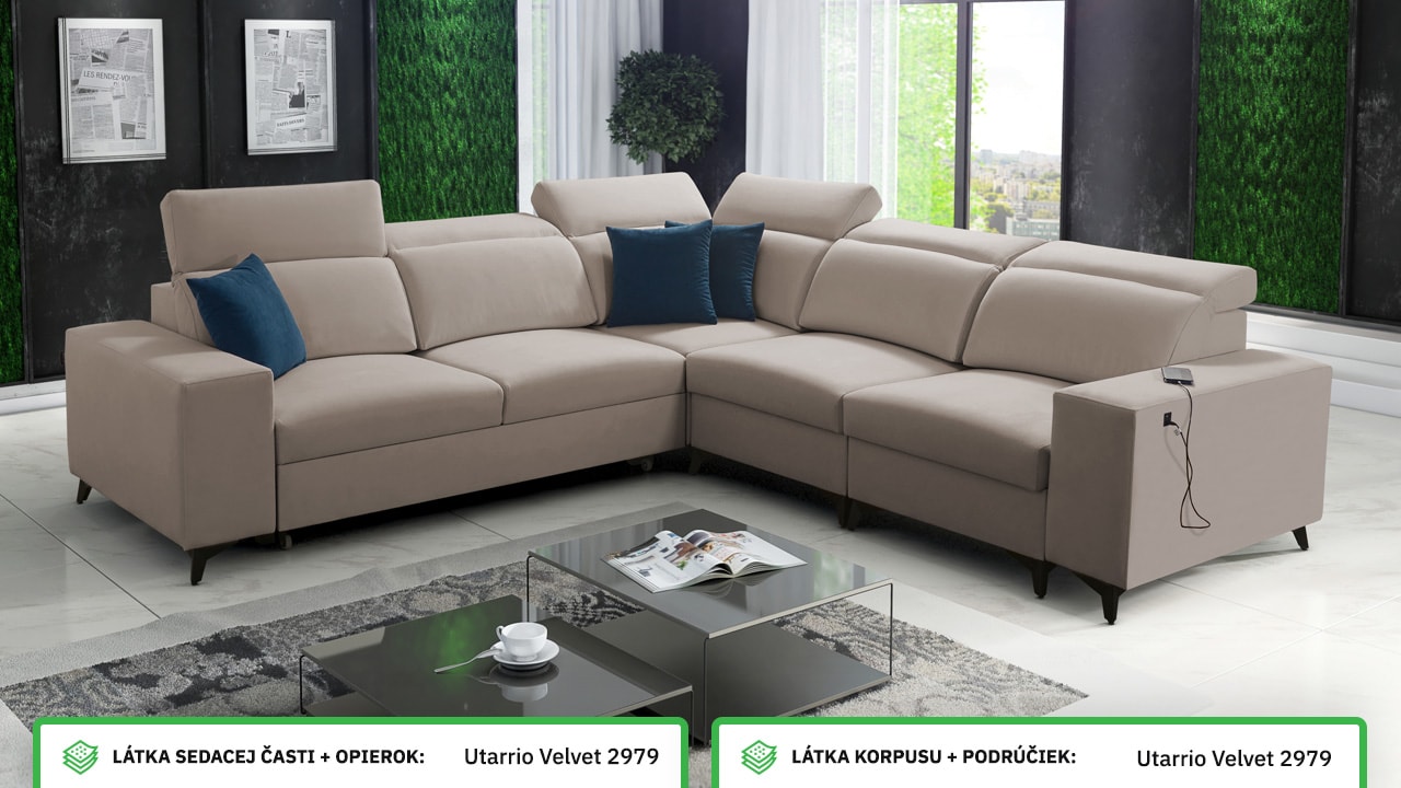 Rohová sedačka BARTON III MIX Farebné prevedenie