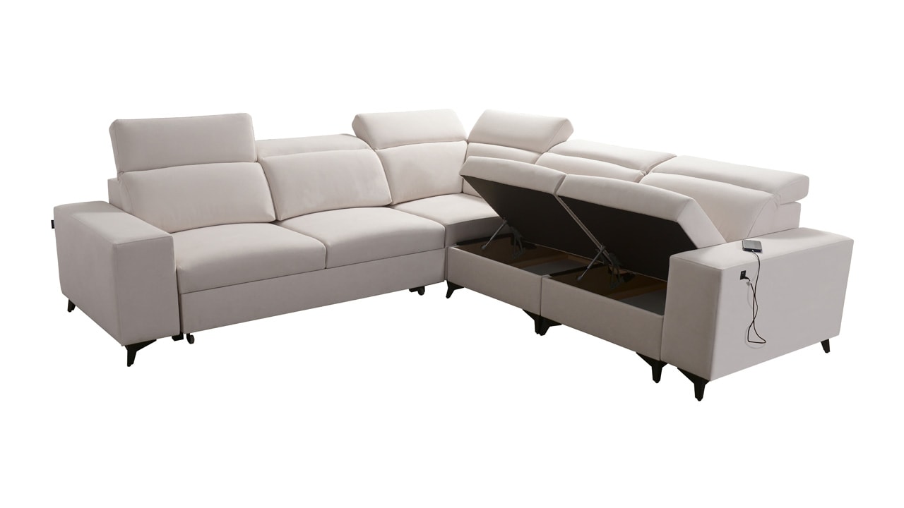 Rohová sedačka BARTON III MIX Úložný priestor