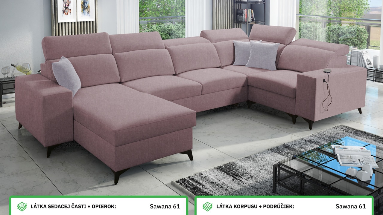 Sedacia súprava BARTON IV MIX Farebné prevedenie