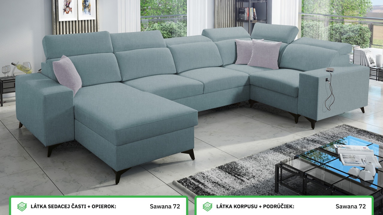 Sedacia súprava BARTON IV MIX Farebné prevedenie