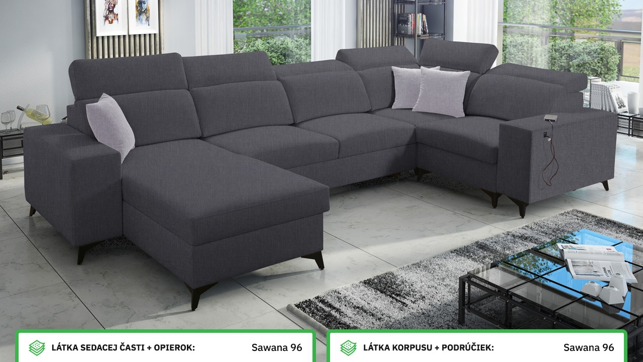 Sedacia súprava BARTON IV MIX Farebné prevedenie