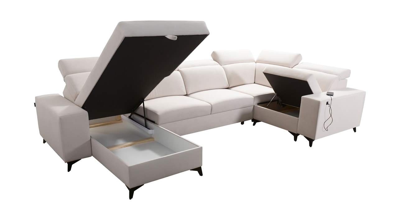 Sedacia súprava BARTON IV MIX Úložný priestor