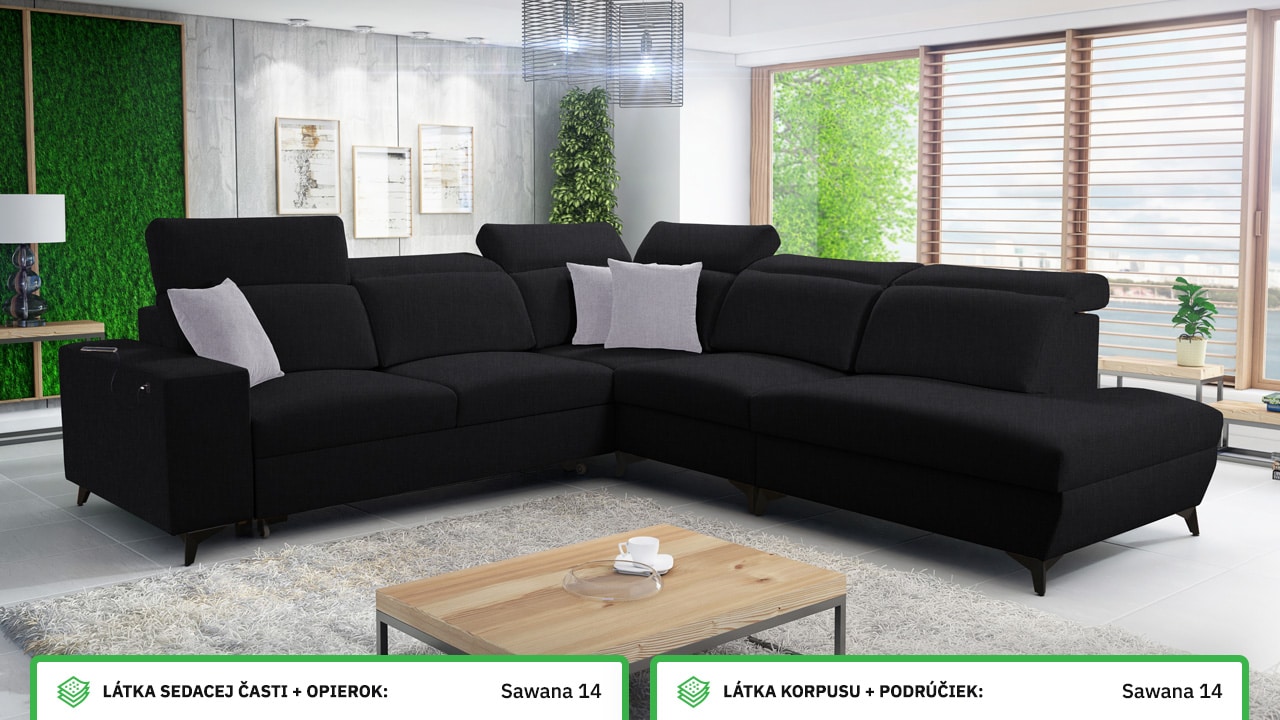 Rohová sedačka BARTON IX MIX Farebné prevedenie