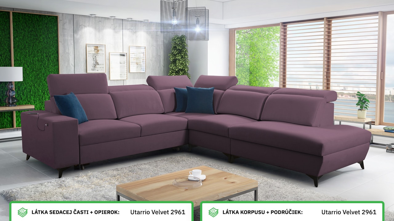 Rohová sedačka BARTON IX MIX Farebné prevedenie