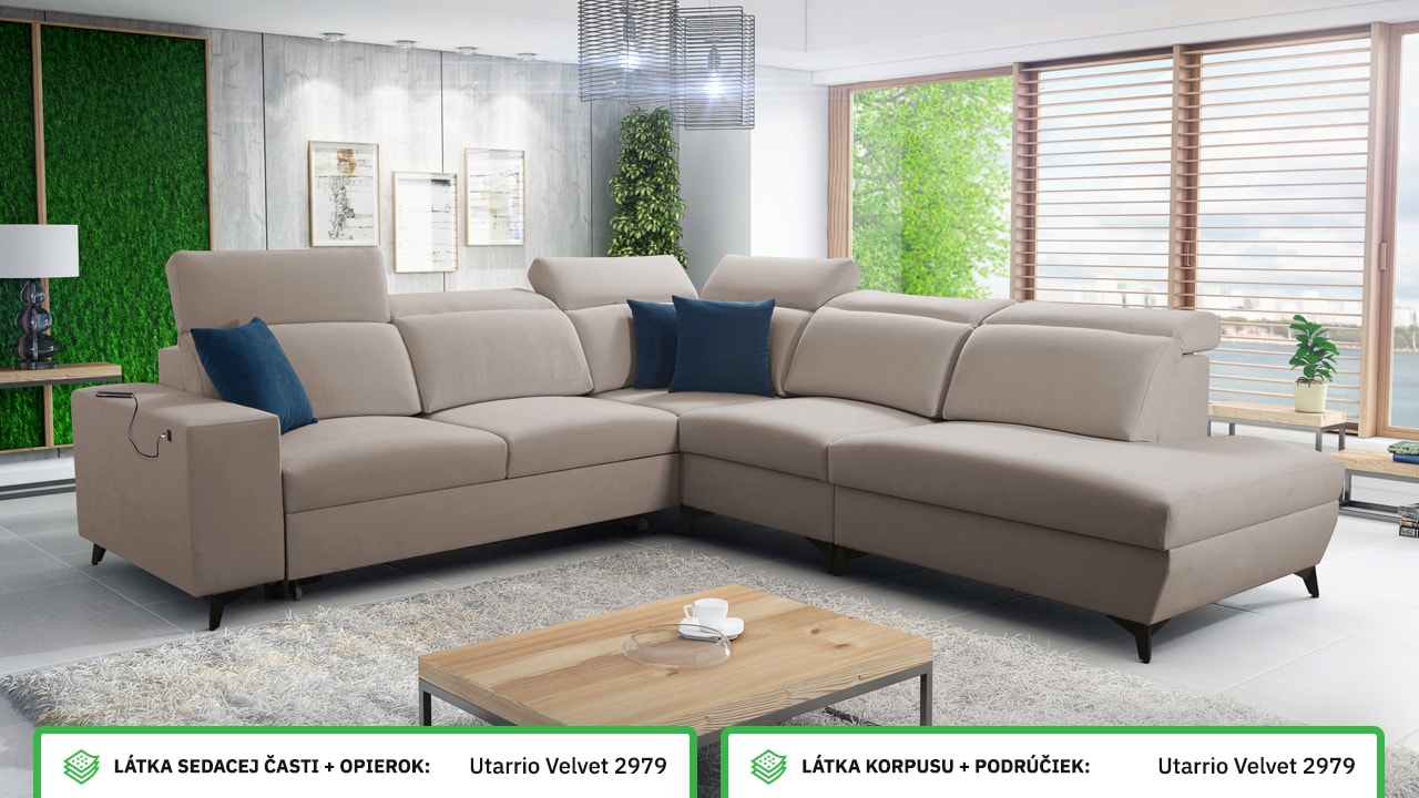 Rohová sedačka BARTON IX MIX Farebné prevedenie