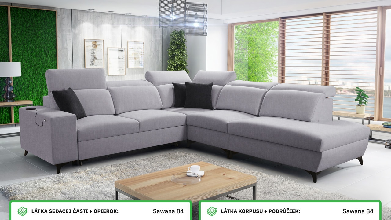 Rohová sedačka BARTON IX MIX Farebné prevedenie