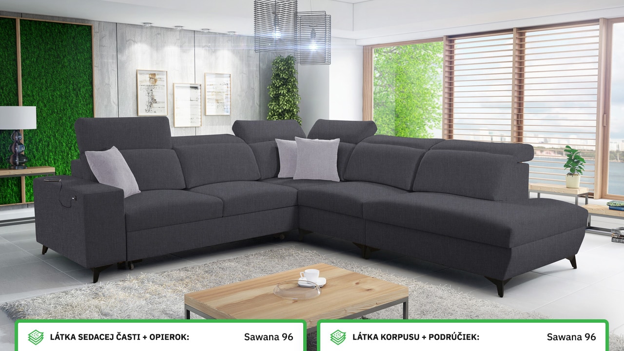 Rohová sedačka BARTON IX MIX Farebné prevedenie