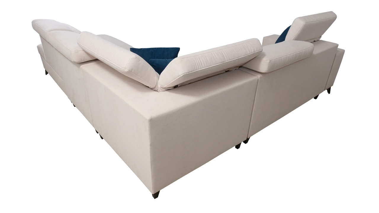 Rohová sedačka BARTON IX MIX Pohľad zozadu