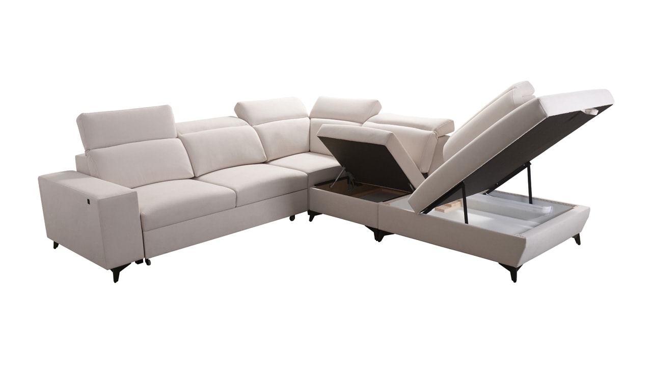 Rohová sedačka BARTON IX MIX Úložný priestor