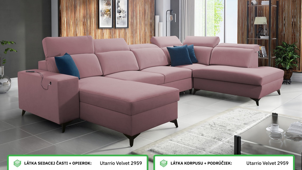 Sedacia súprava BARTON VI MIX Farebné prevedenie