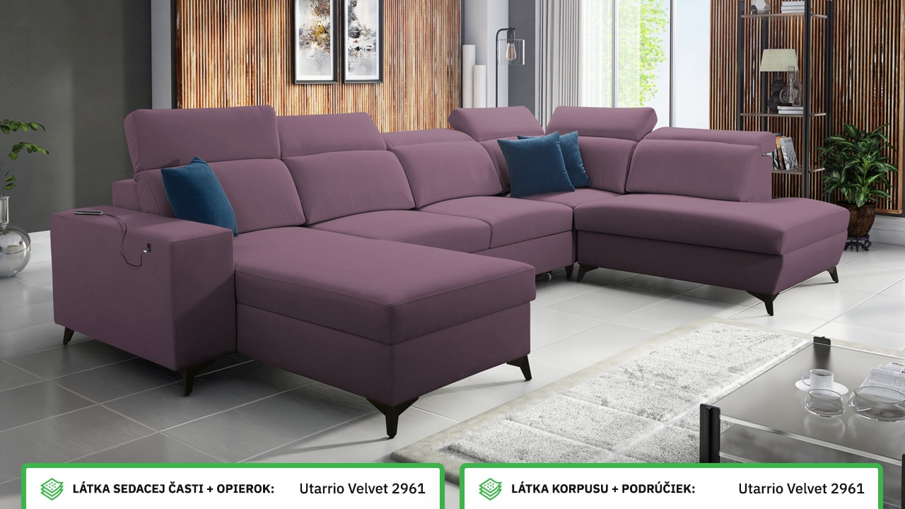 Sedacia súprava BARTON VI MIX Farebné prevedenie