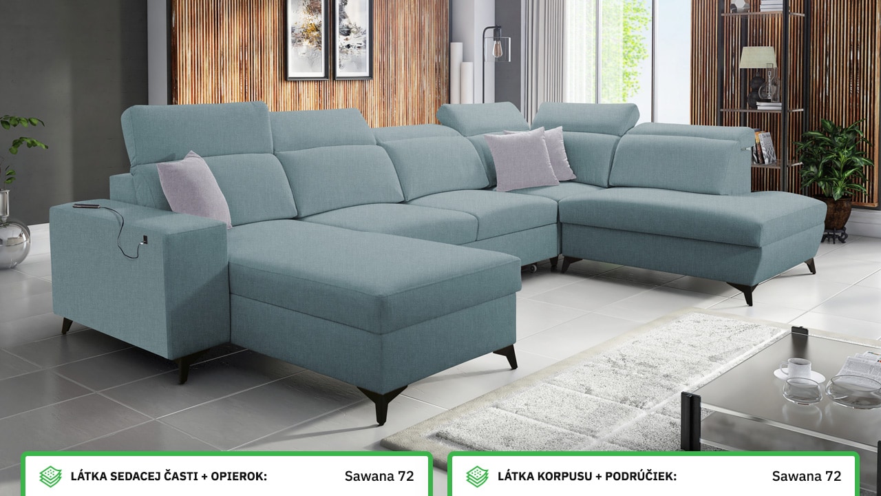 Sedacia súprava BARTON VI MIX Farebné prevedenie