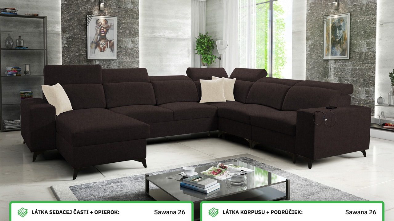 Sedacia súprava BARTON VIII MIX Farebné prevedenie