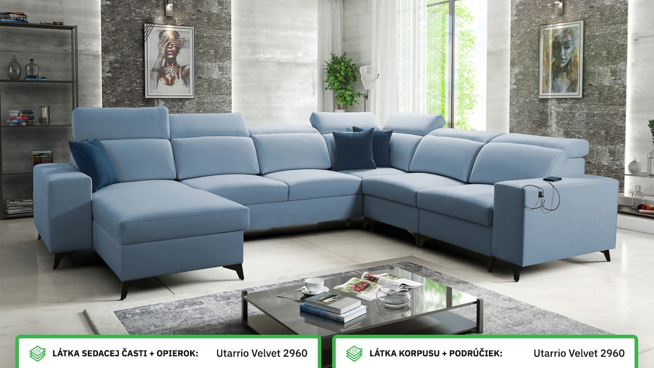 Sedacia súprava BARTON VIII MIX Farebné prevedenie