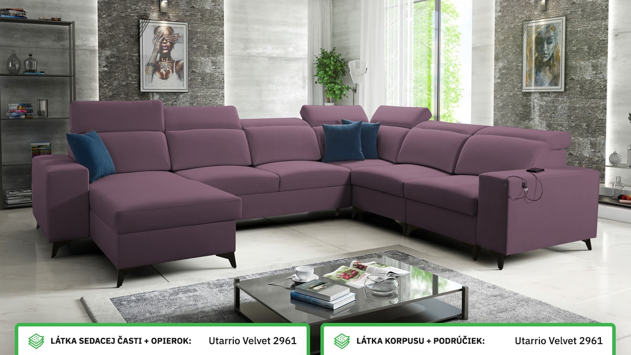 Sedacia súprava BARTON VIII MIX Farebné prevedenie