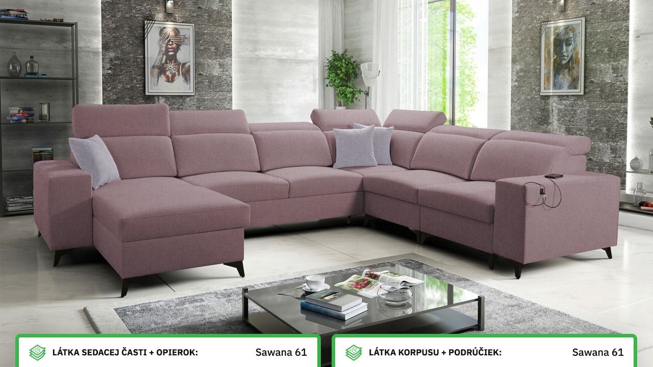 Sedacia súprava BARTON VIII MIX Farebné prevedenie