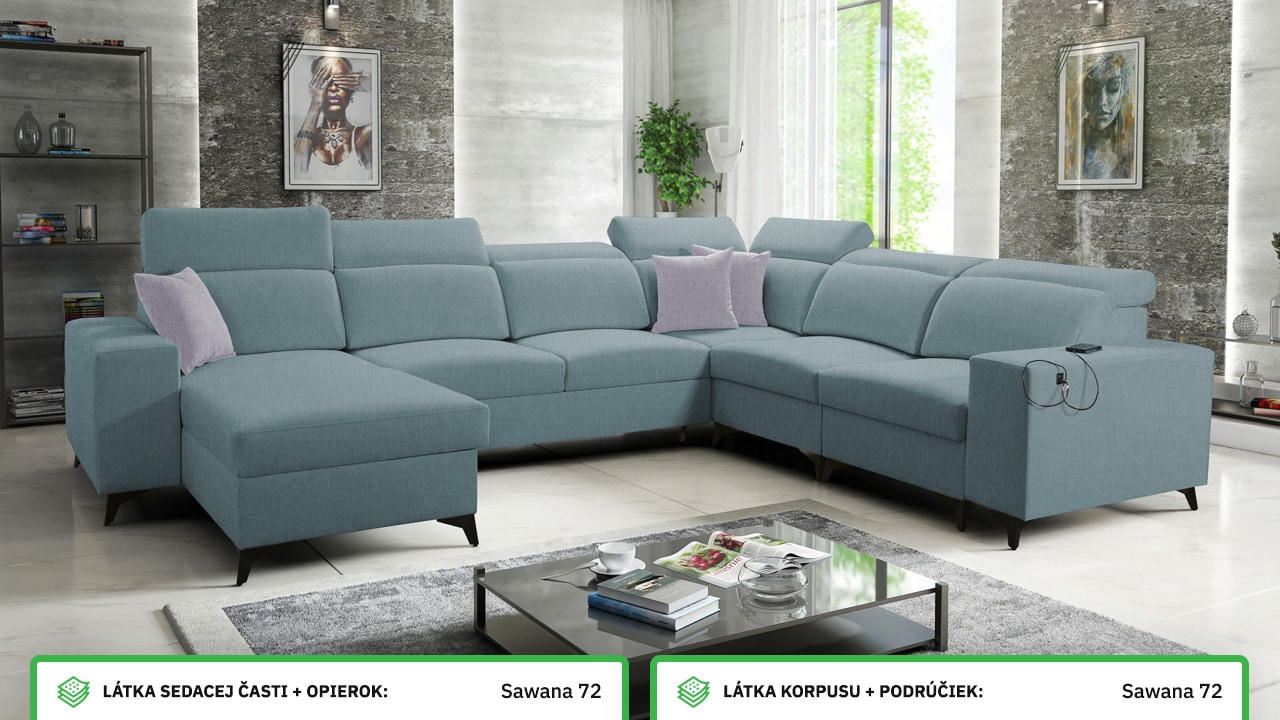 Sedacia súprava BARTON VIII MIX Farebné prevedenie