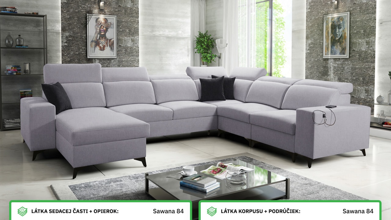 Sedacia súprava BARTON VIII MIX Farebné prevedenie