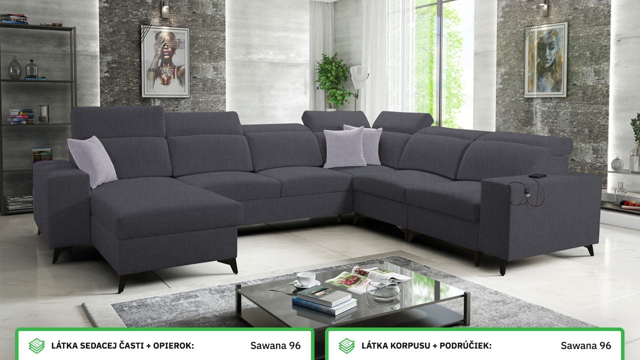 Sedacia súprava BARTON VIII MIX Farebné prevedenie