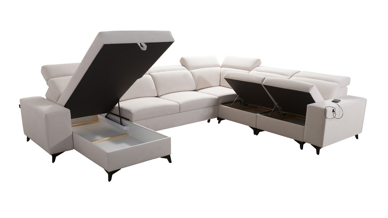 Sedacia súprava BARTON VIII MIX Úložný priestor