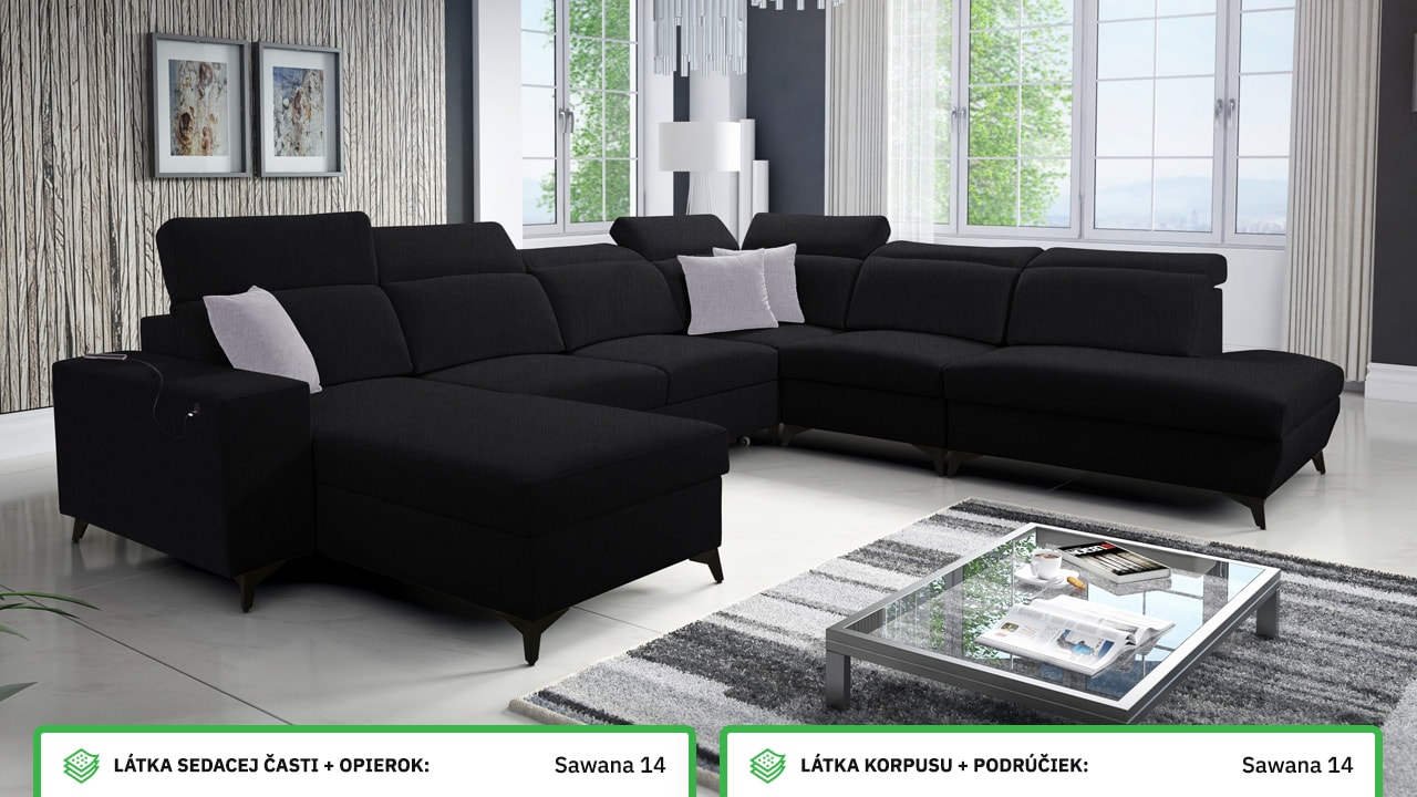 Sedacia súprava BARTON X MIX Farebné prevedeníe