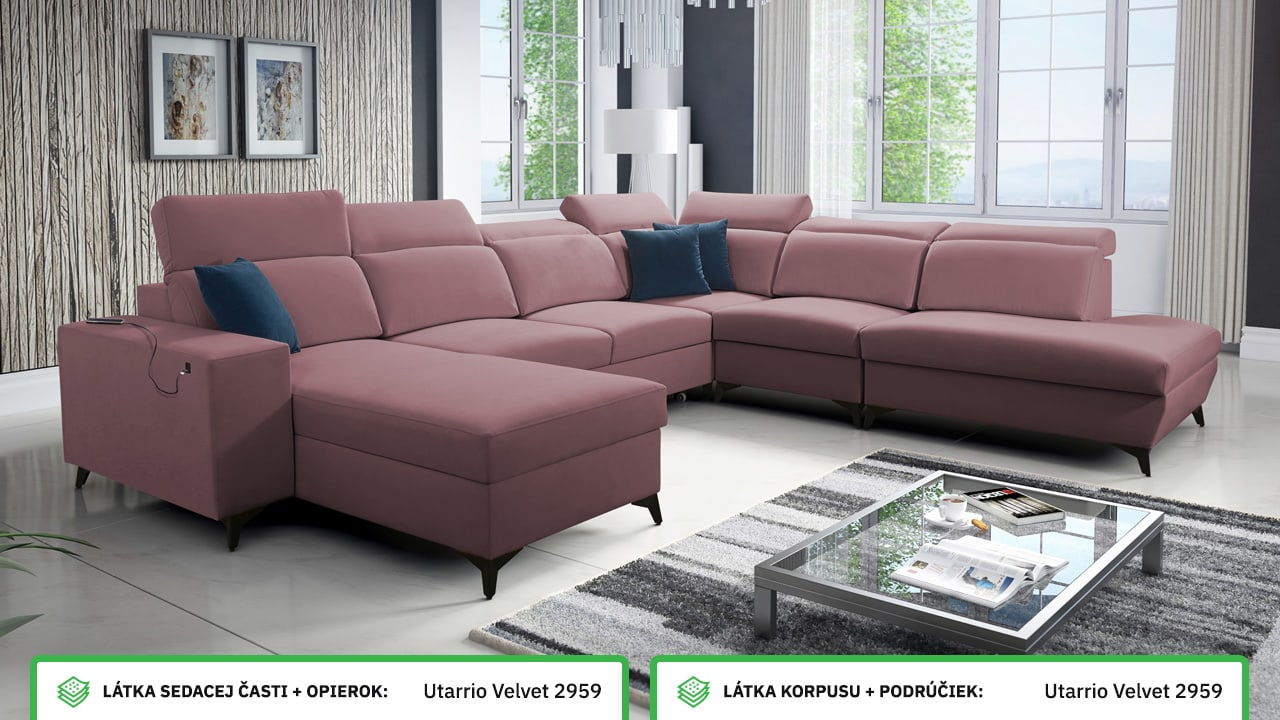 Sedacia súprava BARTON X MIX Farebné prevedeníe