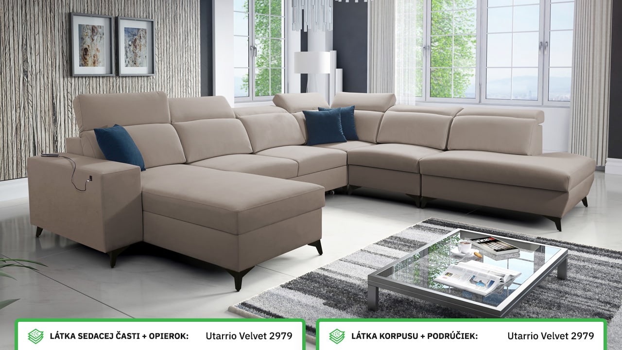 Sedacia súprava BARTON X MIX Farebné prevedeníe