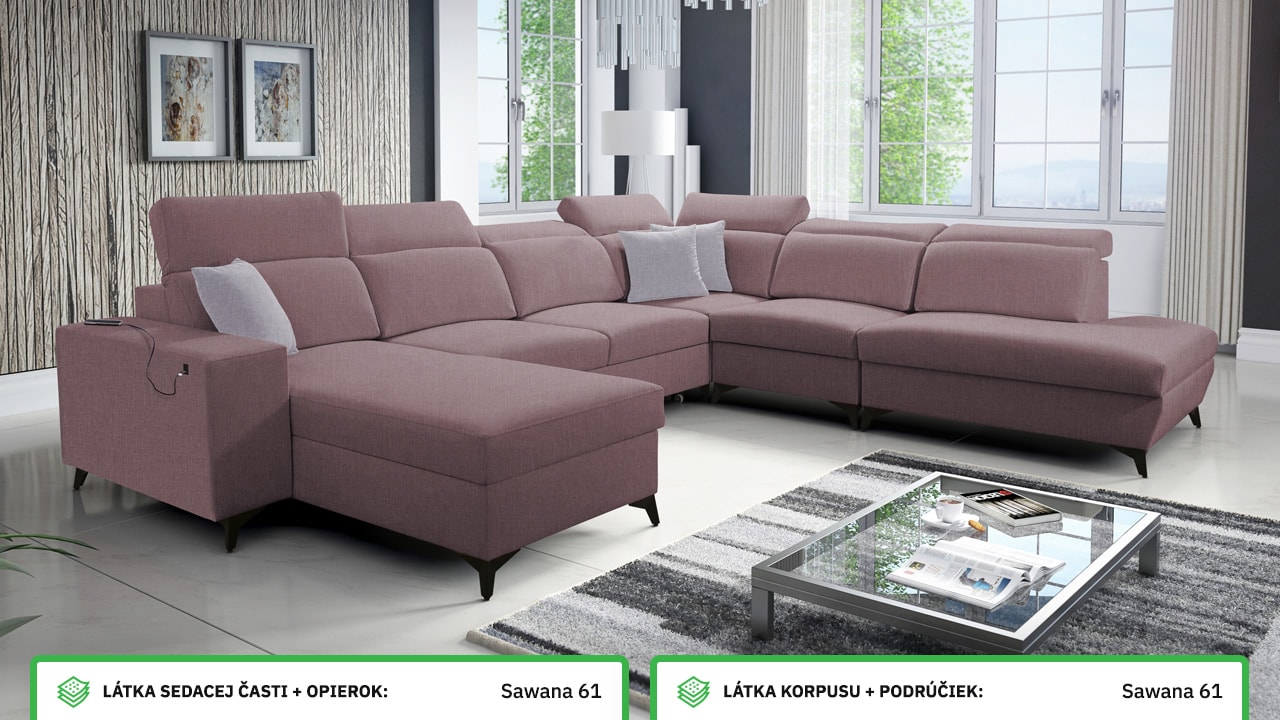 Sedacia súprava BARTON X MIX Farebné prevedeníe