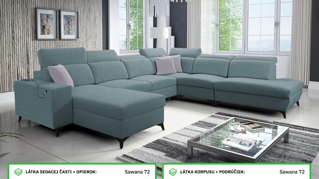 Sedacia súprava BARTON X MIX Farebné prevedeníe