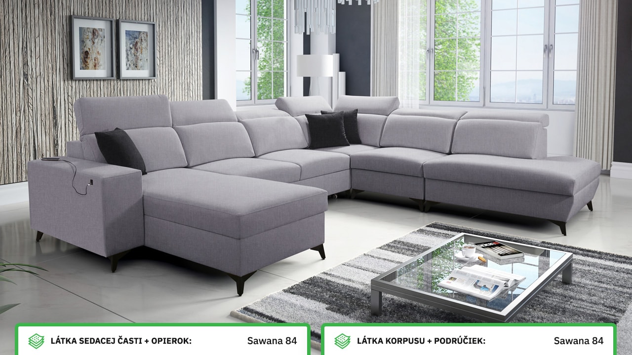 Sedacia súprava BARTON X MIX Farebné prevedeníe