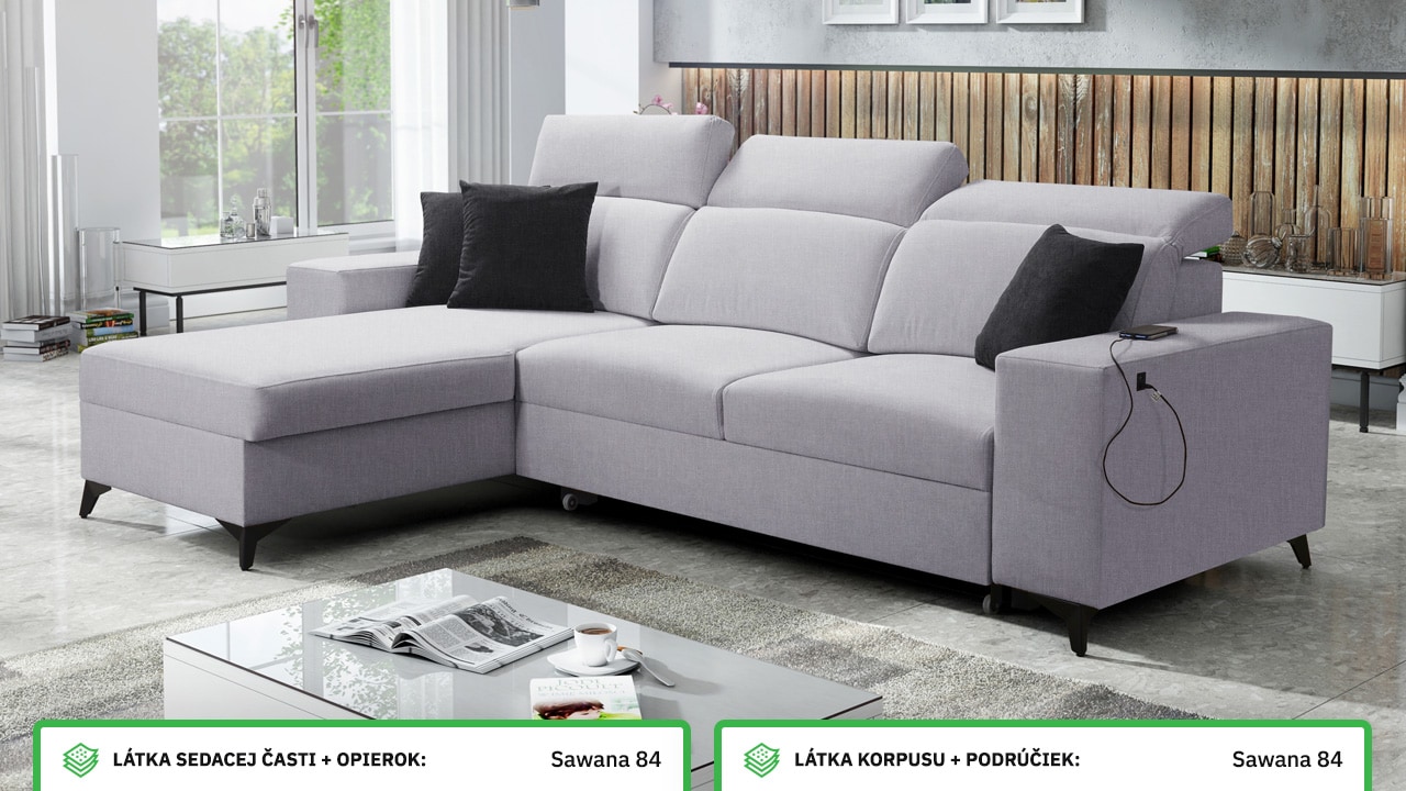 Rohová sedačka BARTON I MIX Farebné prevedenie